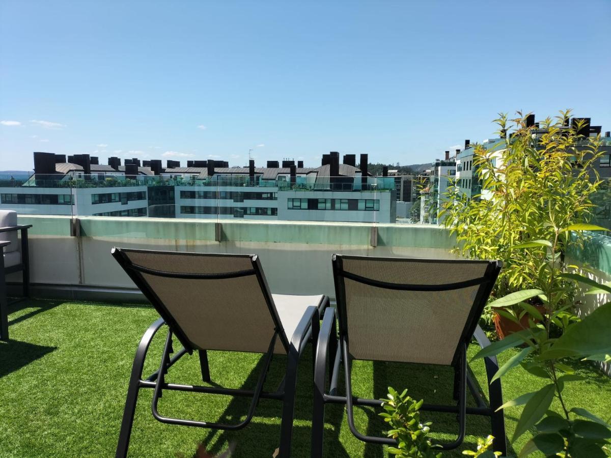 圣地亚哥－德孔波斯特拉Preciosa Habitacion Doble En Atico Con Terraza II公寓 外观 照片