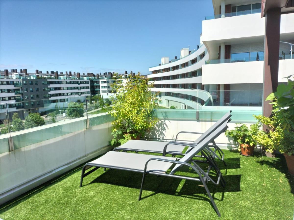 圣地亚哥－德孔波斯特拉Preciosa Habitacion Doble En Atico Con Terraza II公寓 外观 照片